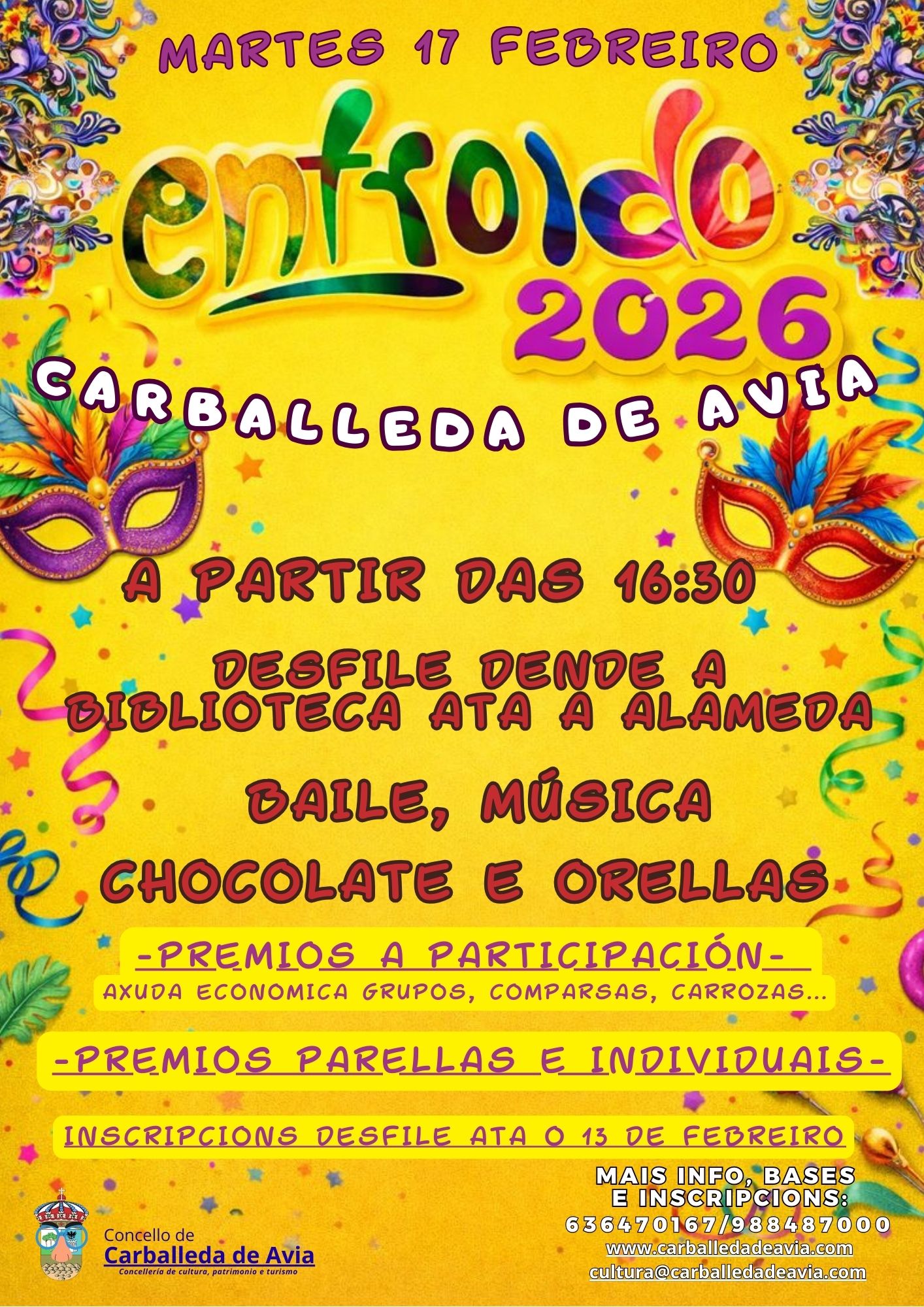Entroido Carballeda de Avia - Concello de Carballeda de Avia | Web Oficial