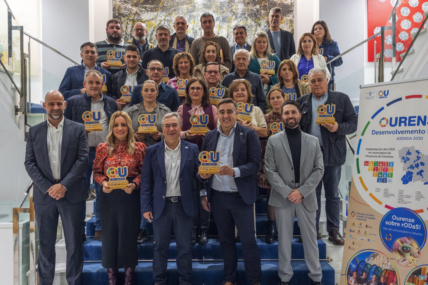 EVENTO FINAL PROXECTO OUDS A2030. O presidente provincial, Luis Menor, participa no evento final do proxecto OUDS A2030- No Centro Cultural Marcos Valcárcel.