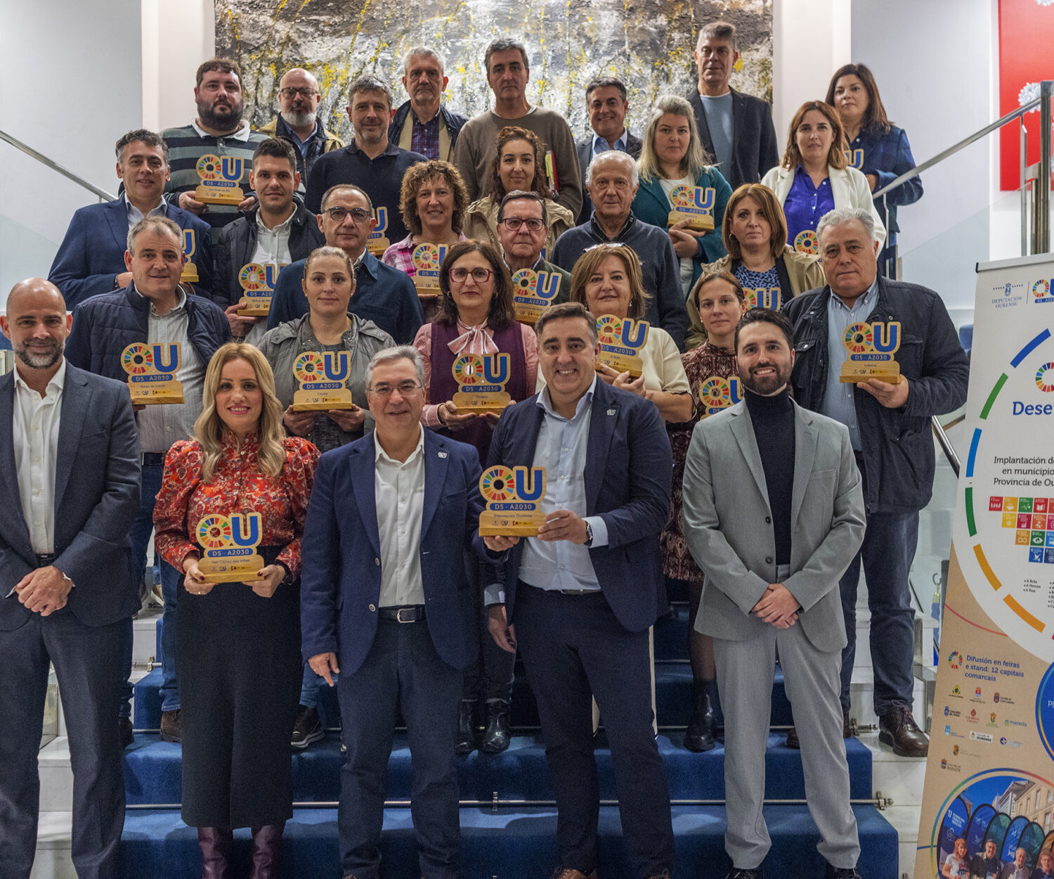 EVENTO FINAL PROXECTO OUDS A2030. O presidente provincial, Luis Menor, participa no evento final do proxecto OUDS A2030- No Centro Cultural Marcos Valcárcel.